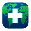 icon_geography_medical_cross_digital_glitch icon preview