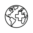 icon_geography_medical_cross_line_art icon preview