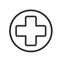 icon_geography_medical_cross_minimal_outline icon preview