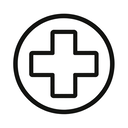 icon_geography_medical_cross_monochrome icon preview