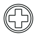 icon_geography_medical_cross_outline icon preview