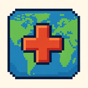 icon_geography_medical_cross_pixel_art icon preview