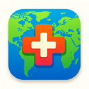 icon_geography_medical_cross_vibrant_colors icon preview