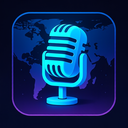 icon_geography_microphone_futuristic icon preview