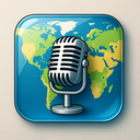 icon_geography_microphone_glassy icon preview