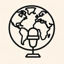 icon_geography_microphone_minimal_outline icon preview