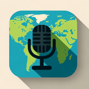 icon_geography_microphone_shadow_effect icon preview