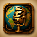 icon_geography_microphone_steampunk icon preview