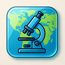 icon_geography_microscope_glassy icon preview