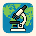icon_geography_microscope_iconic icon preview