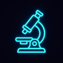 icon_geography_microscope_neon icon preview