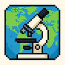 icon_geography_microscope_pixel_art icon preview