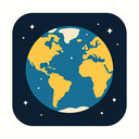 icon_geography_moon_asymmetrical icon preview