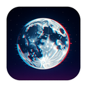 icon_geography_moon_digital_glitch icon preview