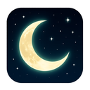 icon_geography_moon_glow_effect icon preview