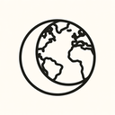 icon_geography_moon_minimal_outline icon preview