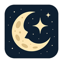 icon_geography_moon_sharp_edges icon preview