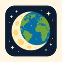 icon_geography_moon_vector icon preview