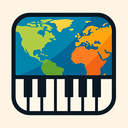 icon_geography_piano_abstract icon preview