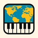 icon_geography_piano_bold icon preview