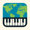 icon_geography_piano_flat_design icon preview