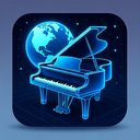 icon_geography_piano_futuristic icon preview