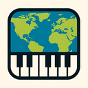 icon_geography_piano_geometric icon preview