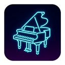 icon_geography_piano_neon icon preview