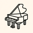 icon_geography_piano_outline icon preview