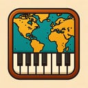 icon_geography_piano_retro icon preview