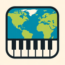 icon_geography_piano_thin icon preview