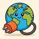 icon_geography_plug_cartoon icon preview