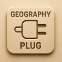 icon_geography_plug_embossed icon preview