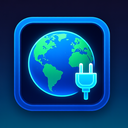 icon_geography_plug_futuristic icon preview