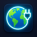 icon_geography_plug_glow_effect icon preview
