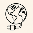 icon_geography_plug_line_art icon preview
