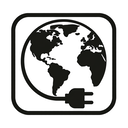 icon_geography_plug_monochrome icon preview