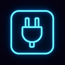icon_geography_plug_neon icon preview