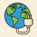 icon_geography_plug_simplified icon preview