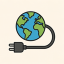 icon_geography_plug_thin icon preview
