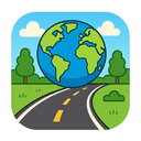 icon_geography_road_cartoon icon preview