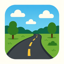 icon_geography_road_filled icon preview