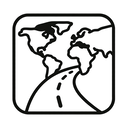 icon_geography_road_minimal_outline icon preview