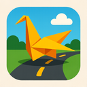 icon_geography_road_origami icon preview