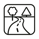 icon_geography_road_outline icon preview