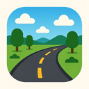 icon_geography_road_rounded icon preview