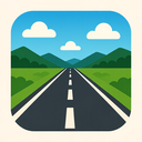icon_geography_road_sharp_edges icon preview