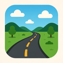 icon_geography_road_thin icon preview