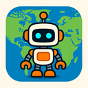 icon_geography_robot_cartoon icon preview