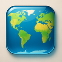 icon_geography_robot_glassy icon preview